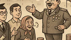 Banc: Ceaușescu mărește salariile, Leana întreabă